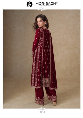 Aashirwad Creation Muskan Unstitched Set Premium Chinnon Silk Top  Plazzo  and Dupatta Wholesale kurtis catalogs