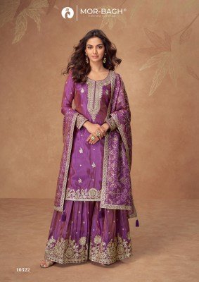 Aashirwad Creation Radha Premium Simar Silk Plazzo Suit With Dupatta For Women Wholesale kurtis catalogs
