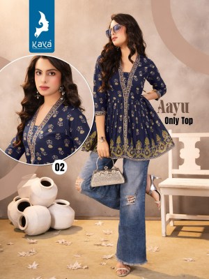 Aayu by Kaya Super quality cotton printed fancy western wear catalogue at affordable rate western wear catalogs