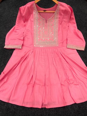 Adaa Trending Short length Kurti with Embroidery Work catalogue with affordable rate western wear catalogs