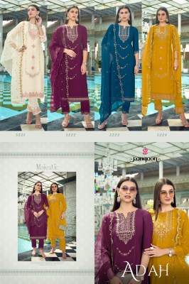 Adah by rangoon viscose embroidered readymade Pakistani suit catalogue at low rate readymade suit catalogs