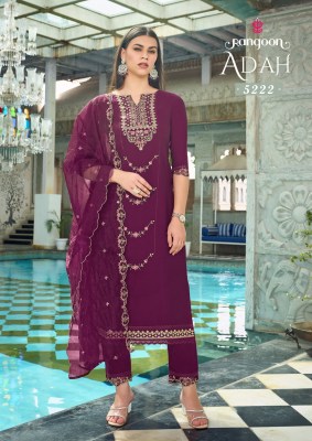 Adah by rangoon viscose embroidered readymade Pakistani suit catalogue at low rate readymade suit catalogs