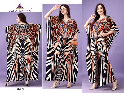 Afreen Kaftan vol 10 by Jisha Polyester Printed Free Size Kaftan Catalogue at affordable rate  kurtis catalogs