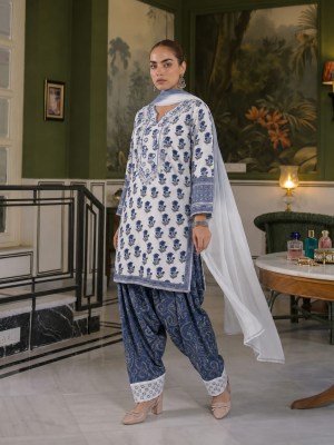 Afsana Amina Rayon Embroidered Farshi Salwar Suit Set with Nazmin Dupatta readymade suit catalogs