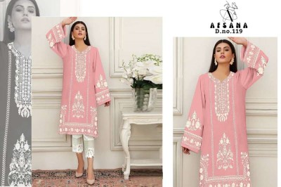 Afsana D. N 119 Pure georgette Readymade Pakistani suits catalogue wholesale  kurtis catalogs