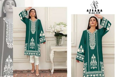 Afsana D. N 119 Pure georgette Readymade Pakistani suits catalogue wholesale  kurtis catalogs