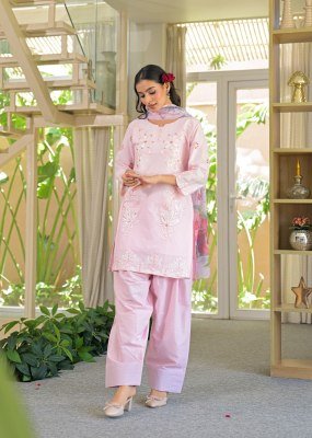 Afsana Laila Farshi Salwar Set  Embroidered 3-Piece Suit readymade suit catalogs