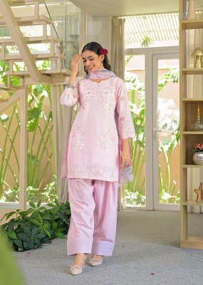 Afsana Laila Farshi Salwar Set  Embroidered 3-Piece Suit readymade suit catalogs