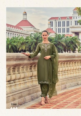 Afsana by Lady leela top afghani and dupatta with fancy handwork collection readymade suit catalogs