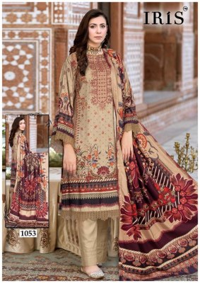 Afsana vol 6 by IRIS Luxury heavy cotton pakistani suit catalogue in low rate pakistani suit catalogs