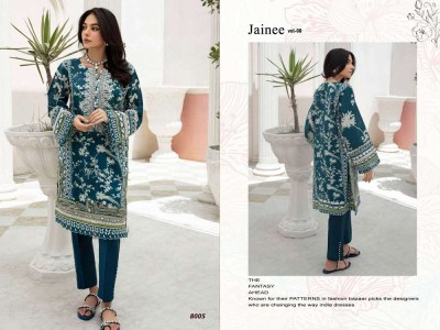 Agha Noor Jainee Vol 8 Laxury Lawn Collection Pakistani suits wholesale price  pakistani suit catalogs