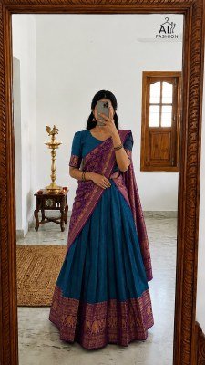 Ai Fashion Urvashi Heavy Lichi Silk Lehenga Choli with Banarasi Dupatta lehenga choli catalogs
