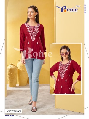 Aisha vol 3 by Bonie Luckhnowi Work Fancy short Top Catalogue at affordable rate western wear catalogs