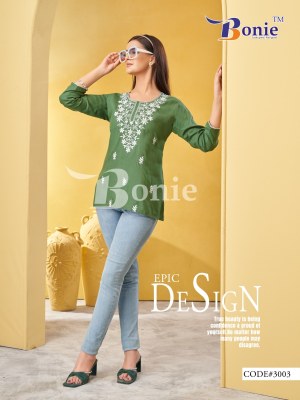 Aisha vol 3 by Bonie Luckhnowi Work Fancy short Top Catalogue at affordable rate western wear catalogs