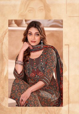 Ajarakh Vol 6 by Mayur Pure Cotton Printed Embroidered Fancy Kurti pant and dupatta catalogue at affordable rate readymade suit catalogs