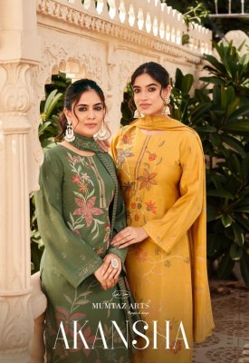 Akansha by Mumtaz arts pure maslin digital printed dress material catalogue Mumtaz Arts 