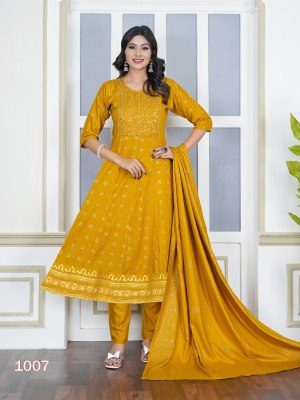 Akira plus vol 2 by Padmavati Reyon Foil Printed readymade suit catalogue at affordable rate readymade suit catalogs