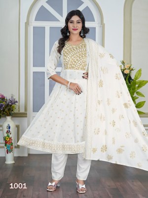 Akira plus vol 2 by Padmavati Reyon Foil Printed readymade suit catalogue at affordable rate readymade suit catalogs