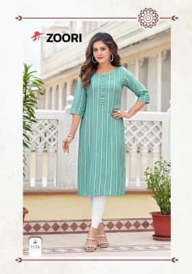 Akshara Vol 29 by Zoori Exclusive Reyon printed kurti catalogue at affordable rate kurtis catalogs