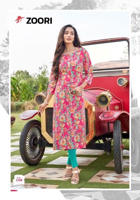 Akshara vol 27 by Zoori reyon printed fancy streight kurti catalogue at affordable rate kurtis catalogs