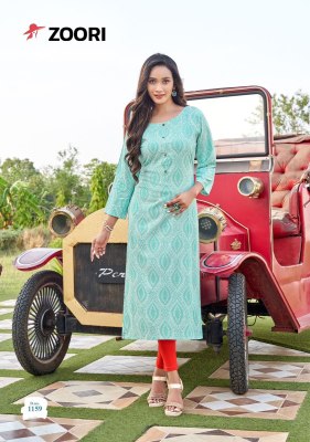 Akshara vol 27 by Zoori reyon printed fancy streight kurti catalogue at affordable rate kurtis catalogs