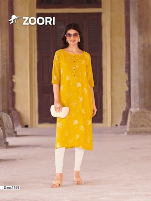 Akshara vol 28 by Zoori Reyon printed straight cut kurti catalogue at affordable rate  kurtis catalogs