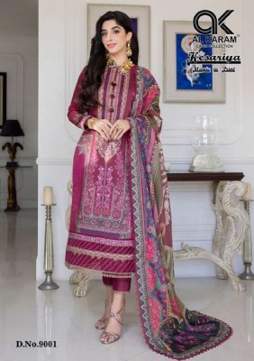 Al Karam Kesariya Vol 9 Pure Cambric Cotton Printed Pakistani suits catalogue wholesale  pakistani suit catalogs