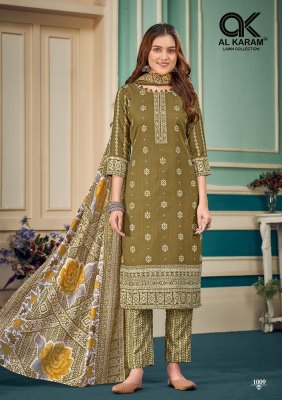 Al Karam by Zulekha pure soft cotton Dress Material catalogue at wholesale price salwar kameez catalogs