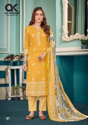 Al Karam by Zulekha pure soft cotton Dress Material catalogue at wholesale price salwar kameez catalogs