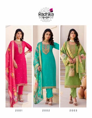 Albeli vol 2 by Radhika Lifestyle Heavy Shimmer work top bottom with dupatta catalogue at low rate  readymade suit catalogs