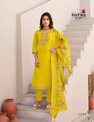 Albeli vol 2 by Radhika Lifestyle Heavy Shimmer work top bottom with dupatta catalogue at low rate  readymade suit catalogs