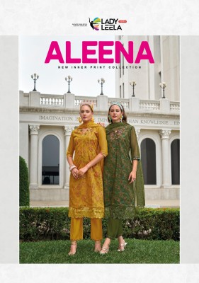 Aleena by Lady leela embroidered fancy readymade suit collection on amaviexpo Lady leela
