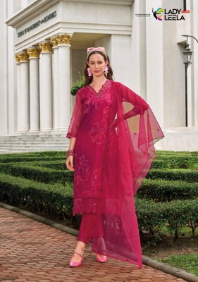 Aleena by Lady leela embroidered fancy readymade suit collection on amaviexpo readymade suit catalogs
