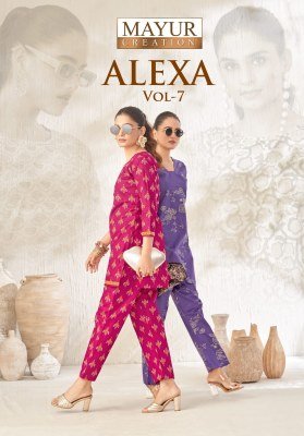 Alexa Vol 7 Cotton Co-Ord Set for Women (M–XXL) co ord set catalogs