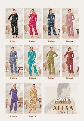 Alexa Vol 7 Cotton Co-Ord Set for Women (M–XXL) co ord set catalogs
