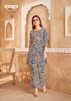 Alexa vol 4 by Mayur Pure Cotton Printed Fancy Co ord set collection at affordable rate co ord set catalogs