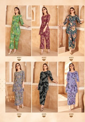 Alexa vol 4 by Mayur Pure Cotton Printed Fancy Co ord set collection at affordable rate co ord set catalogs