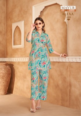 Alexa vol 4 by Mayur Pure Cotton Printed Fancy Co ord set collection at affordable rate co ord set catalogs