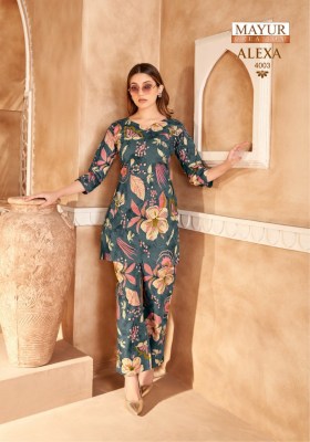 Alexa vol 4 by Mayur Pure Cotton Printed Fancy Co ord set collection at affordable rate co ord set catalogs