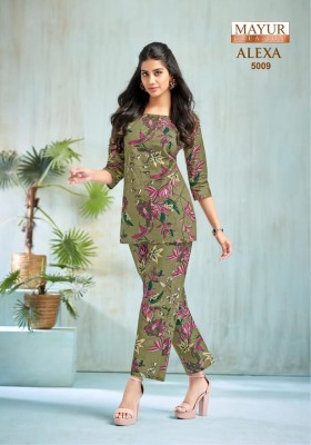 Alexa vol 5 by Mayur pure Cotton Printed Fancy Co ord set catalogue at affordable rate  co ord set catalogs