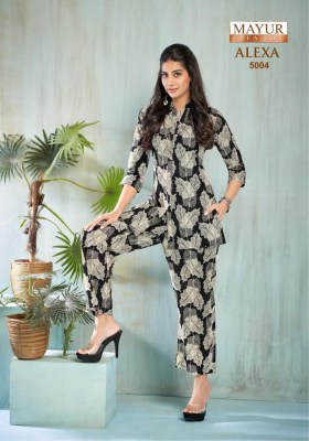 Alexa vol 5 by Mayur pure Cotton Printed Fancy Co ord set catalogue at affordable rate  co ord set catalogs