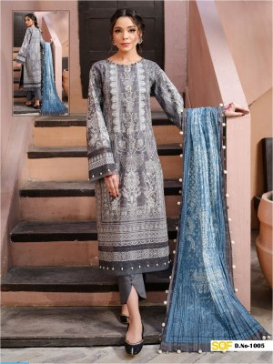 Aliya B Nx by Sof Exclusive karachi lawn cotton dress material catalogue at affordable rate salwar kameez catalogs