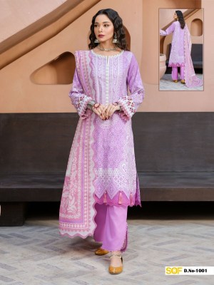 Aliya B Nx by Sof Exclusive karachi lawn cotton dress material catalogue at affordable rate salwar kameez catalogs
