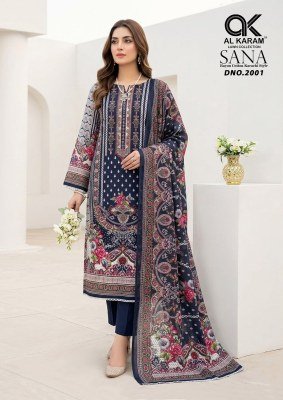 Alkaram Sana Vol 2 Karachi Readymade Rayon Cotton Kurti Pant with Dupatta Set kurti pant with dupatta Catalogs