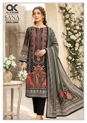 Alkaram Sana Vol 2 Karachi Readymade Rayon Cotton Kurti Pant with Dupatta Set kurti pant with dupatta Catalogs