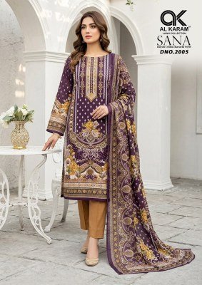 Alkaram Sana Vol 2 Karachi Readymade Rayon Cotton Kurti Pant with Dupatta Set kurti pant with dupatta Catalogs