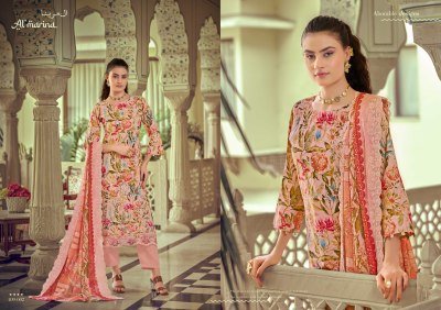Almarina Chikankari Vol-5 Original Lawn Cotton Embroidered Dress Material Collection dress material catalogs