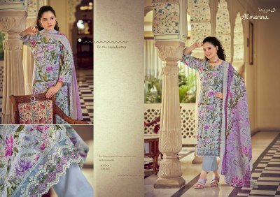 Almarina Chikankari Vol-5 Original Lawn Cotton Embroidered Dress Material Collection dress material catalogs