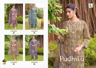 Alok Radhika Suit Make in India Designer Suits Pure Zam Cotton Embroidery Set Wholesale Ethnic Wear  readymade suit catalogs