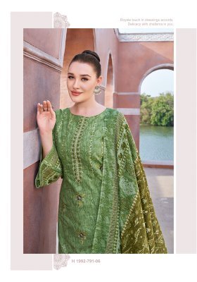 Alok Suit Kameez Pure Cambric Cotton Pakistani Print Embroidered Salwar Unstitched Suit Wholesale dress material catalogs